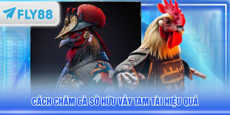 Cách chăm gà sở hữu vảy Tam Tài hiệu quả